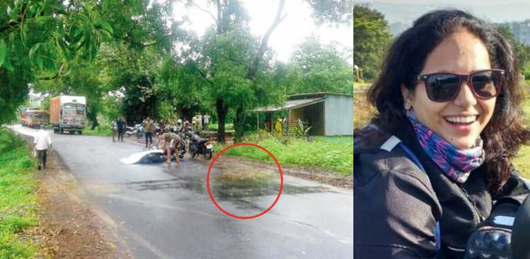 A 35-year-old Women Biker From Mumbai Got Killed Due to the Pothole Accident