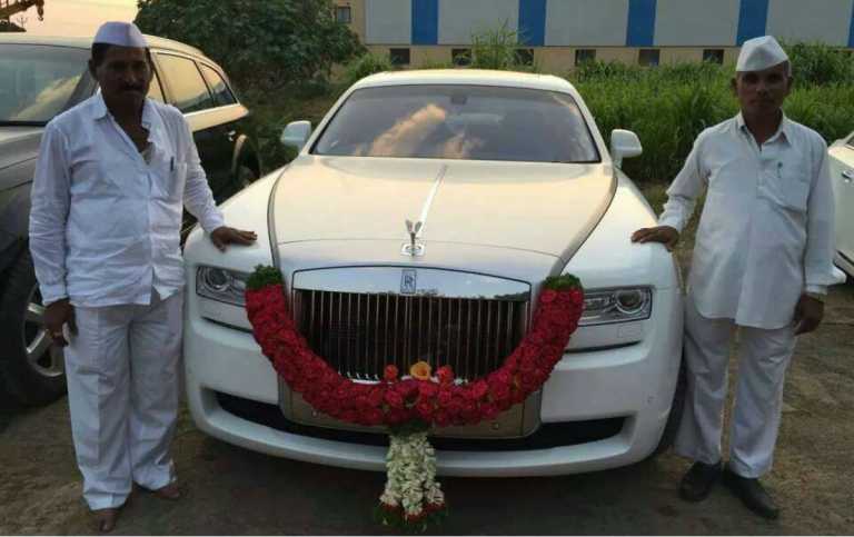 MEET THE INDIAN FARMER WHO OWNS FLEET OF CARS INCLUDING AUDI, BMW, MERCEDES AND ROLLS-ROYCE 