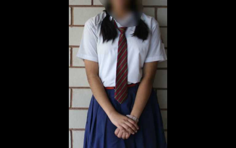 GIRLS STRIPPED BY A LADY CLASS TEACHER IN FRONT OF ALL THE STUDENTS, FOR OBTAINING LOW MARKS IN ENGLISH SUBJECT