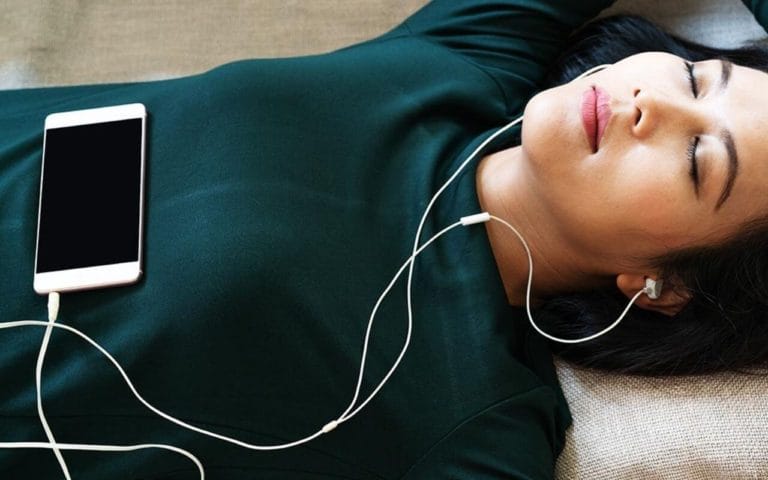 Going To Sleep With Earphones on